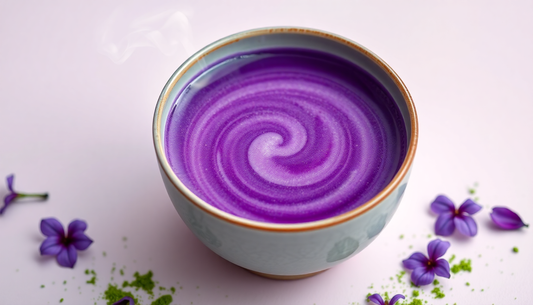 Découvrez l'Ube Matcha Violet, une expérience sensorielle unique